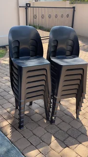 Plastic chairs