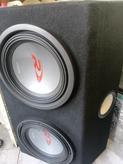 A pair of Alpine type R 12s in a ported box