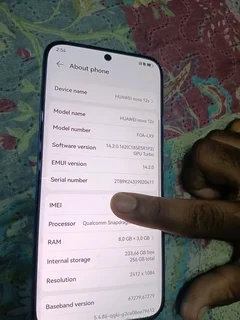 Huawei nova 12s 256gig