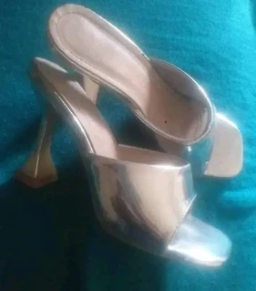 Open-Back Silver Heels for Sale