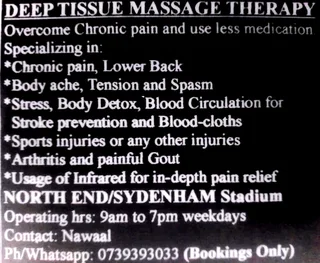 Deep Tissue Treatment (Helps for Chronic pain)