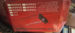 Power inverter 2000 watts with solar controller 70watts