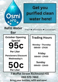 Osmi water shop