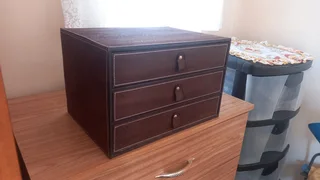 Jewelry Box with 3 Drawers