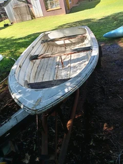 Canoe, boat and trailer for sale