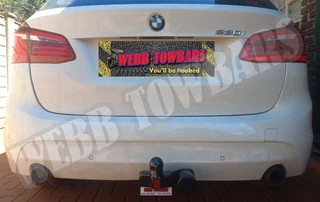 BMW 220i Active Tourer Towbars by Webb Towbars–precision towbar installation for safe towing.
