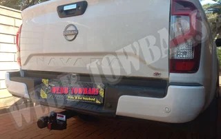 High-quality standard towbar for Nissan Navara, manufactured and professionally fitted