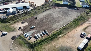 Logitics and transport depot yard facility, Hammaradale industrial Park. 5,000 sqm hardened yard.