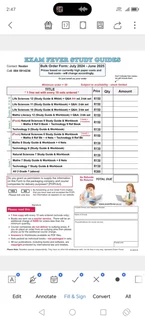 Grade 9 exam fever study guides