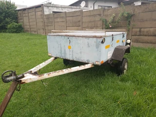 Trailer with papers