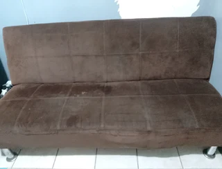 Genuine quality brown sleeper couch