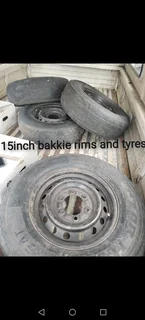 15inch bakkie spare rim and tyre
