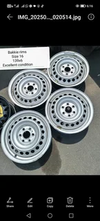 Spare rim with new tyre, check listing