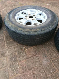 17 and 16inch ford ranger spare rim and tyre