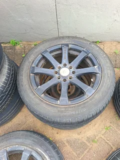 15inch airline mags and tyres. 100/108x4