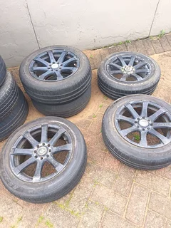 15inch airline mags and tyres 100/108 x4