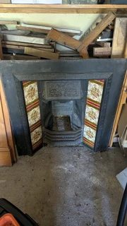 Classic Victorian Metal Fireplace