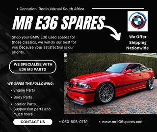BMW E36 M3 Spare Parts For Sale