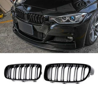 BMW Gloss Black Dual Slit Kidney Grills Available