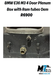 BMW E36 M3 S50B32 Plenum Box with Ram Tube&#39;s OEM