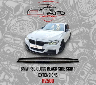 BMW F30 3 Series Gloss Black Exterior Accessories Available