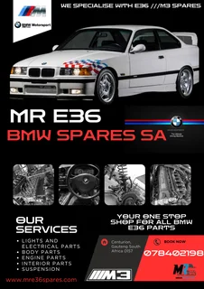 BMW E36 M3 Parts F