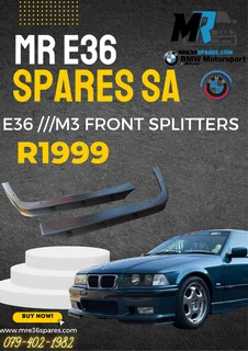 BMW E36 M3 Front Splitters New Set