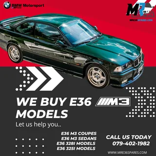 We Buy E36 BMWs M3s, 328i and 325i model