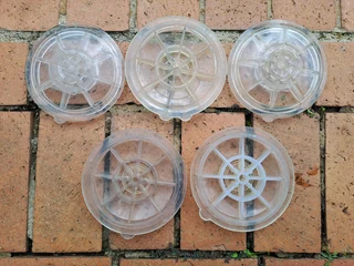 Covers for Pool Pump. Transparent. As good as new. Five to choose from.