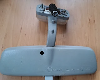 Rear View Mirror, center Interior.