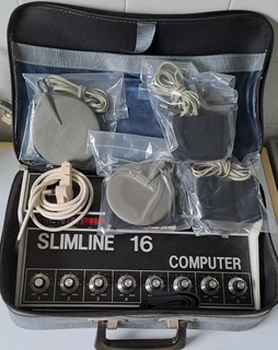 Computerized Slimming and Pain Relief System &#34;Slimline 16&#34;. Six sets of Pads included.