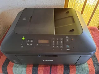 Cannon Pixma NX394 Color Inkjet Printer, Fax, Copier,  Scanner. With Power and Printer Cables.
