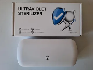 Ultraviolet Sterilizer with built-in Lithium Battery. For cold sterilization of Medium items.