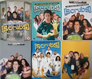 Scrubs TV Series. Seasons 1, 2, 3, 4, 7. Season 1 two to choose from. Total 6 Seasons. R999 for all.