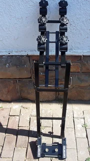 Bike Carrier for 3 bikes. Very Strong, Foldable, Lockable, with Towbar Plate. As good as new. R1999.