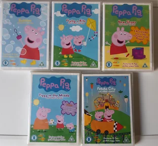 Pepa Pig Animated Movie Collection . Five Disks for R250. Not to be sold separately.