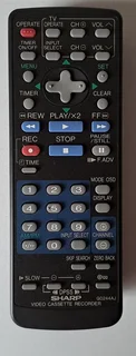 Remote Control Sharp G0244aj Video Cassette Recorder. In Good Working Condition. R199.