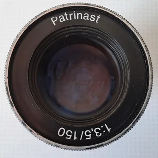 Objective / Lens Patrinast 1:3,0 / f&#61;150.Used one. Slide projector lens:&#61;Diameter back: