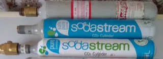 Soda Stream Gas CO2 Cylinders. 30 litres . Empty.R100 each.