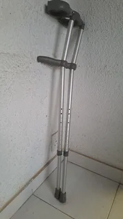 Crutches. Pair of Aluminum Adjustable  Forearm crutches. As good as new.