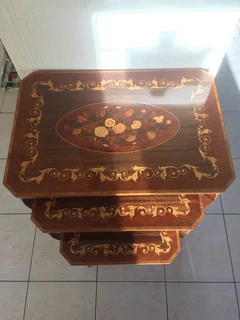 French Antique Stack Table Set