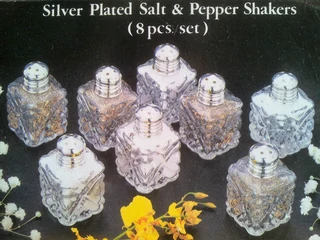 Silver Plated Salt &amp; Pepper sets