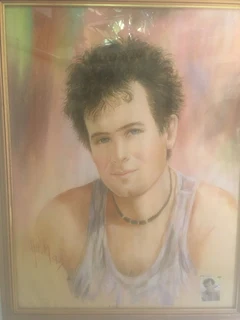 Pastel Drawing Of J. Clegg