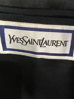 Yves Saint Laurent Navy Blue Double Breasted Dress Suit