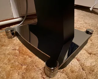 Wharfedale Aura2 3-Way Bookshelf Speakers with original matching stands