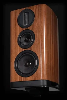 Wharfedale Aura2 3-Way Bookshelf Speakers with original matching stands