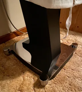 Wharfedale Aura2 3-Way Bookshelf Speakers with original matching stands