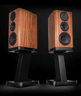 Wharfedale Aura2 3-Way Standmount Loudspeaker system with original matching stands