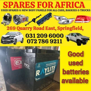Good Used Batteries 616 Cs Available &#64; Spares For Africa.countrywide Deliveries Arranged Daily.