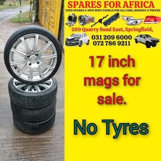 17 Inch Mags Available For Sale @ Spares For Africa. Countrywide Deliveries Arranged Daily.